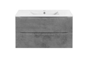 Тумба под раковину Vincea Mia Slim 90 серая
