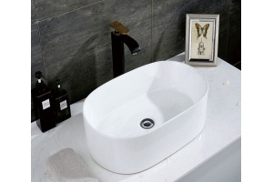 Раковина накладная Ceramalux N белый (9025) - 2