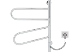 Полотенцесушитель электрический Vincea 44х60 хром - 2