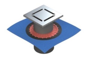 Душевой трап Berges Zentrum Norma 15х15 хром глянцевый