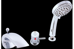 Смеситель на борт ванны термостатический Rav Slezak Dunaj хром