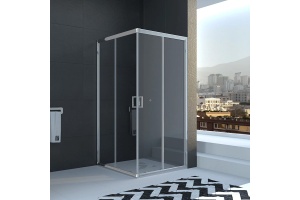 Душевой уголок Veconi Rovigo 100х100, хром (RV11-100-01-C5)