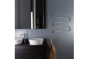 Полотенцесушитель водяной Margaroli Vento 400CR хром - 2