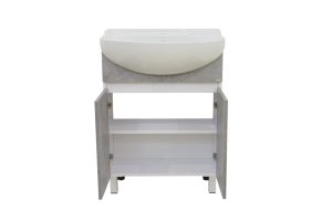 Ультра - 60 тумба напольная прямая бетон - 3