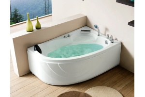 Акриловая ванна Gemy 150x100 с гидромассажем (G9009 B R) - 2