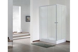 Душевой уголок Royal Bath HP 120х80 L профиль белый стекло матовое - 2