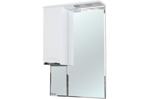 Зеркало-шкаф Bellezza Альфа 55 L белый