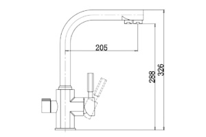 Смеситель Kaiser Decor 40144-9 для кухонной мойки, черный матовый - 2