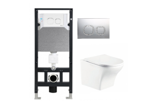 Комплект Weltwasser AMBERG 506 + ODENBACH 004 GL-WT + AMBERG RD-CR (10000006828)