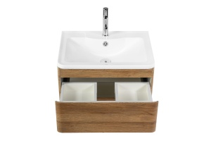 Тумба с раковиной BelBagno Albano 70 светлое дерево - 3