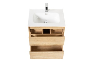 Тумба с раковиной BelBagno Kraft 60 светлое дерево - 3