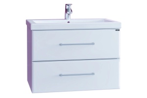Тумба под раковину подвесная Санта Омега 70 белый