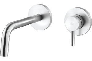 Смеситель Paffoni Light LIG006ST70 с ВНУТРЕННЕЙ ЧАСТЬЮ, для раковины, сталь