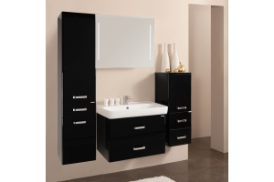 Мебель для ванной Акватон Америна 80 чёрная