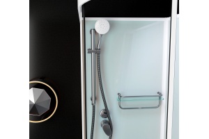 Душевая кабина Frank F418L White левосторонняя б/к  Без крыши - 3