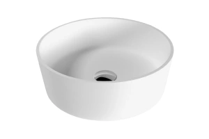 Раковина накладная Whitecross Agate D 40.5 белая матовая