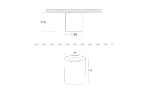 Потолочный светильник Maytoni Alfa C012CL-01W - 2