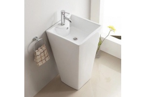 Раковина напольная CeramaLux Серия N 47.5 см белый (NB145) - 3