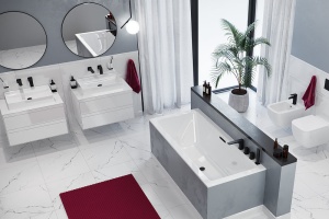 Акриловая ванна Excellent Heaven Slim 180х80 белая - 2