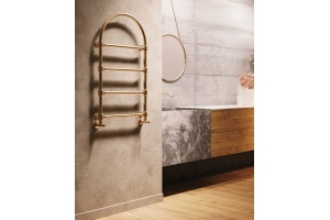 Водяной полотенцесушитель Terminus Версаль П4 500x930 Бронза - 2