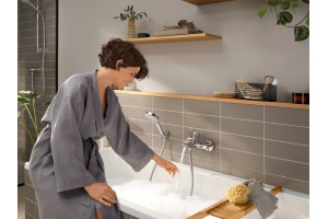 Смеситель для ванны с душем Hansgrohe Rebris E хром - 3