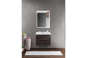 Комплект мебели Belbagno Marino-Cer 60 темное дерево