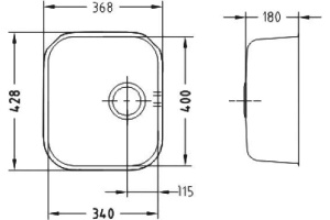 Мойка кухонная Alveus Variant 40 1009392 - 3