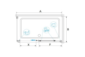 Душевой уголок RGW Passage 120х80 черный стекло прозрачное - 2