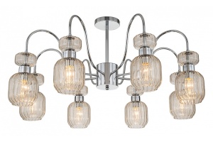 Люстра на штанге Escada Gloss 1141/8PL Chrome/Beige - 2