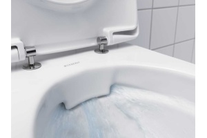 Унитаз подвесной Geberit Smyle Square с крышкой, белый (500.208.01.1) - 2