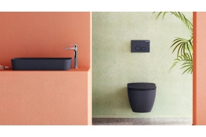 Унитаз биде Creavit Free FE320-00SM00E-0000 подвесной Черный матовый без сиденья - 2