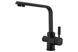 Смеситель Kaiser Decor 40144-9 для кухонной мойки, черный матовый