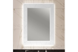 Зеркало с подсветкой Opadiris Луиджи 70 белый матовый