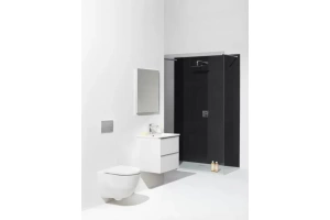 Комплект Laufen унитаз безободковый, с микролифтом + система инсталляции с кнопкой смыва 8.6996.6.000.000.R - 3