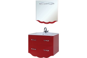 Мебель для ванной Bellezza Версаль 90 красная