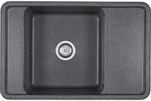 Мойка кухонная AQUATON Беллис 78 графит
