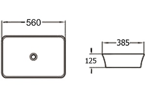 Раковина SantiLine SL-1009 - 2