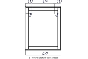 Зеркало в ванную Акватон Леон 65 см (1A187102LBPT0) - 3