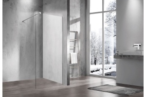 Душевая перегородка Vincea Walk-in VSW-1H900CL 90 см, профиль хром, стекло прозрачное - 2