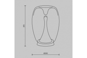 Настольная лампа декоративная Maytoni Splash MOD282TL-L15G3K - 3