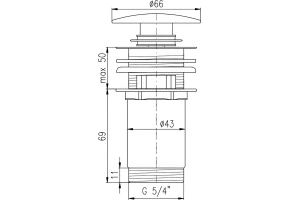 Смеситель для биде Rav Slezak Colorado золото - 3