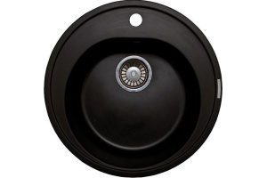 Мойка кухонная Lava R2 чёрный металлик