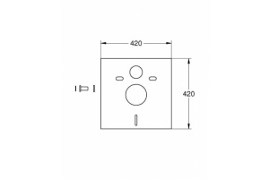 Шумоизоляционная панель для инсталляции GROHE  (37131000) - 2
