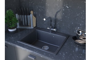 Мойка кухонная Paulmark Kante PM106052-DG графит - 2