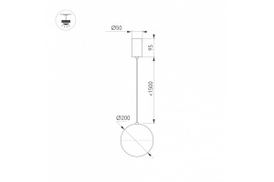 Подвесной светодиодный светильник Arlight SP-Emisfero-R200-16W Day4000 035994 - 3