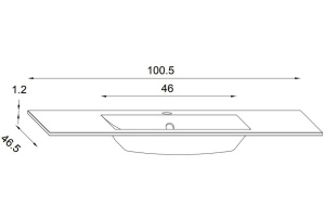 Раковина накладная Jacob Delafon Sherwood 100 бежевый матовый - 2