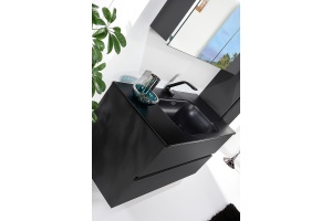 Тумба под раковину Armadi Art Vallessi 80 черный матовый - 3