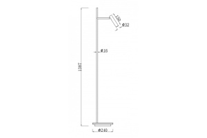 Торшер Maytoni Estudo Z010FL-L8W3K - 2