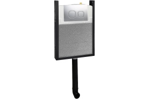 Система инсталляции WeltWasser WW AMBERG 404 MT-CR с кнопкой смыва хром матовый (10000009859)