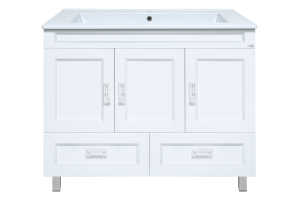 Тумба под раковину Misty Дива 105 белая глянцевая